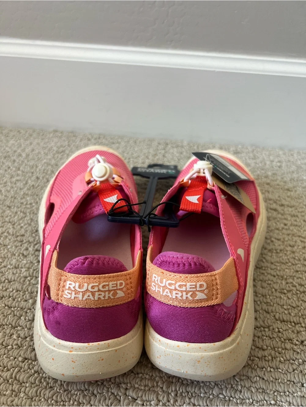 Rugged Shark Girls' Trek Sandals size3 NWT $15